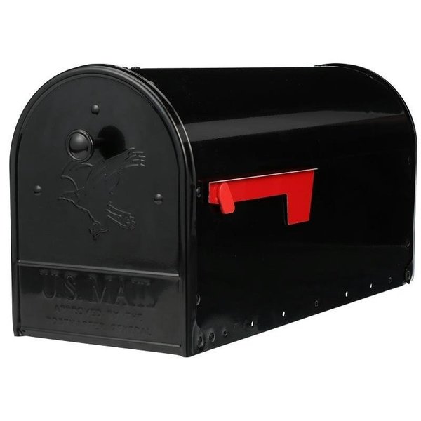 Gibraltar Mailboxes OM160B01 Mailbox, 1475 cuin Capacity, Steel, Powdered, 812 in W, 237 in D, 106 in H, Black OM160BAM